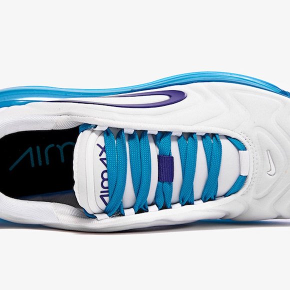 Nike Air Max 720 White Purple Spirit Teal Running - Picture 5 of 11